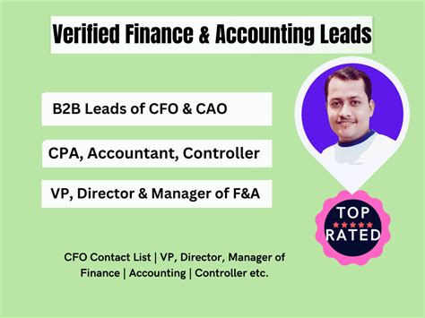 Finance and Accounting Lead .